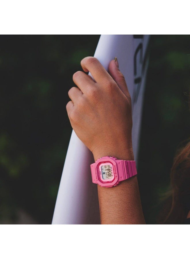 G-SHOCK G-Lide Digital Women’s Watch GLX-S5610-4ER, 40.5 mm Pink Digital Display, Resin Band, 200 m WR - Image 2
